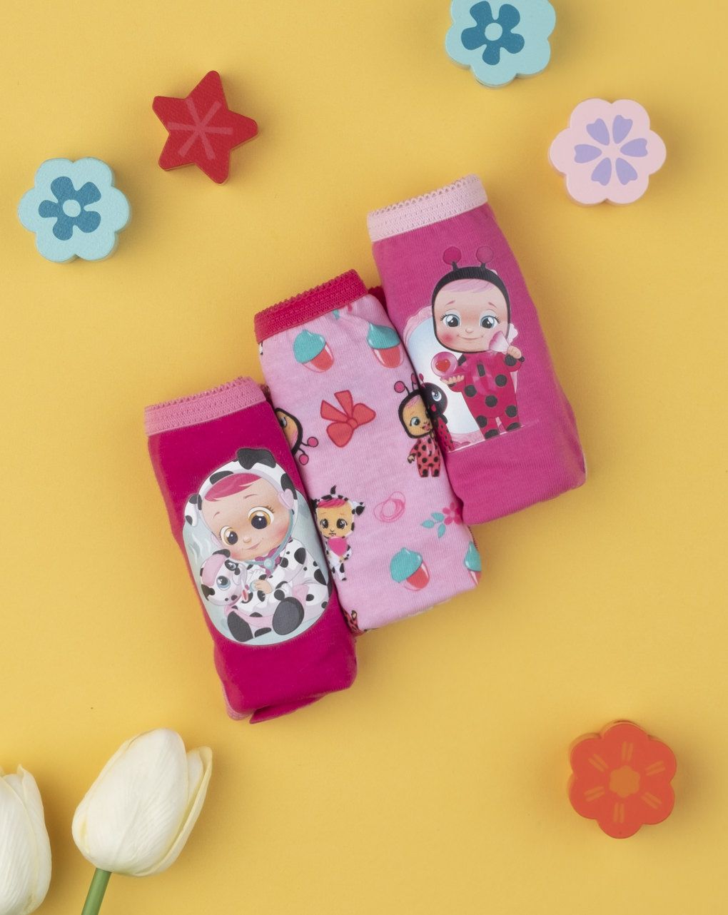 βρακάκια cry babies πακέτο x3 για κορίτσι - Prénatal