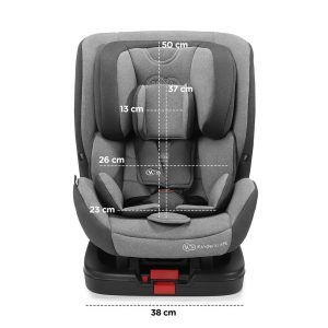 Kinderkraft κάθισμα αυτοκινήτου vado with isofix system grey - Kinderkraft