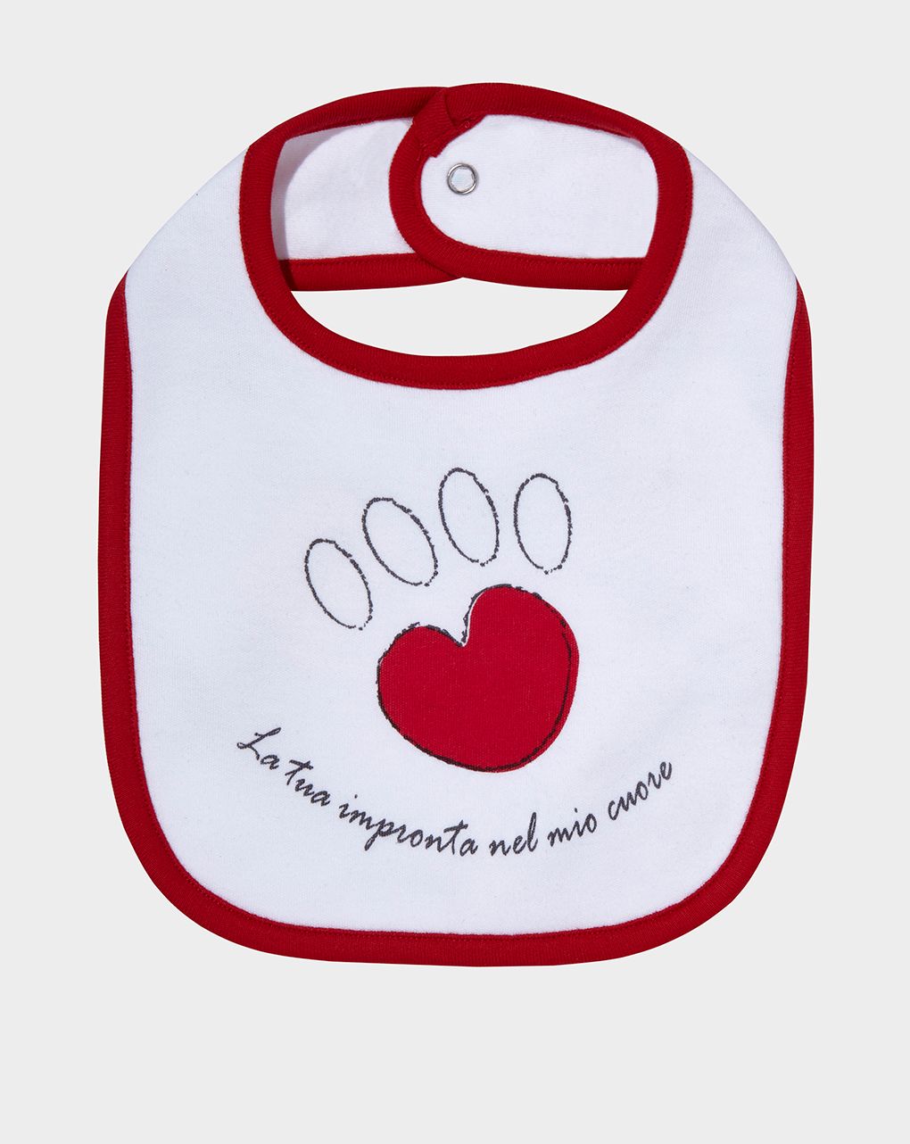 σαλιάρα αποτύπωμα καρδιά για κορίτσι - Prénatal