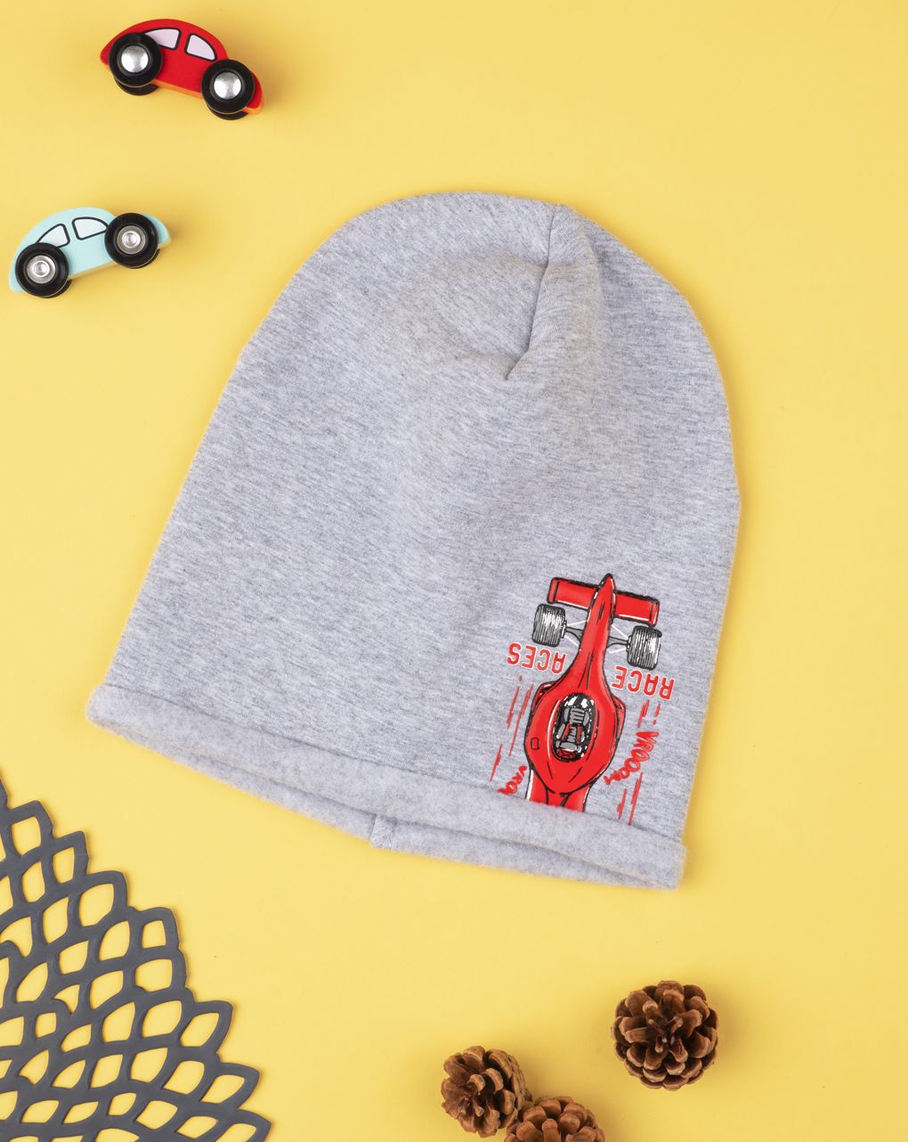 σκουφάκι γκρι για αγόρι - Prénatal