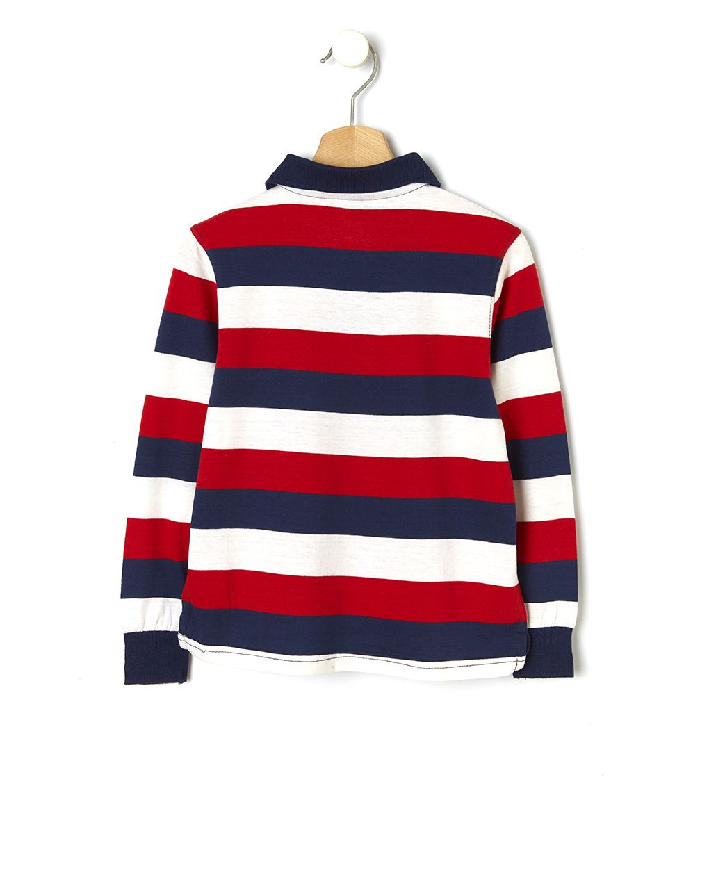 μπλουζάκι πόλο μακρυμάνικο ριγέ μεγ.8-9/9-10 ετών για αγόρι - Prénatal