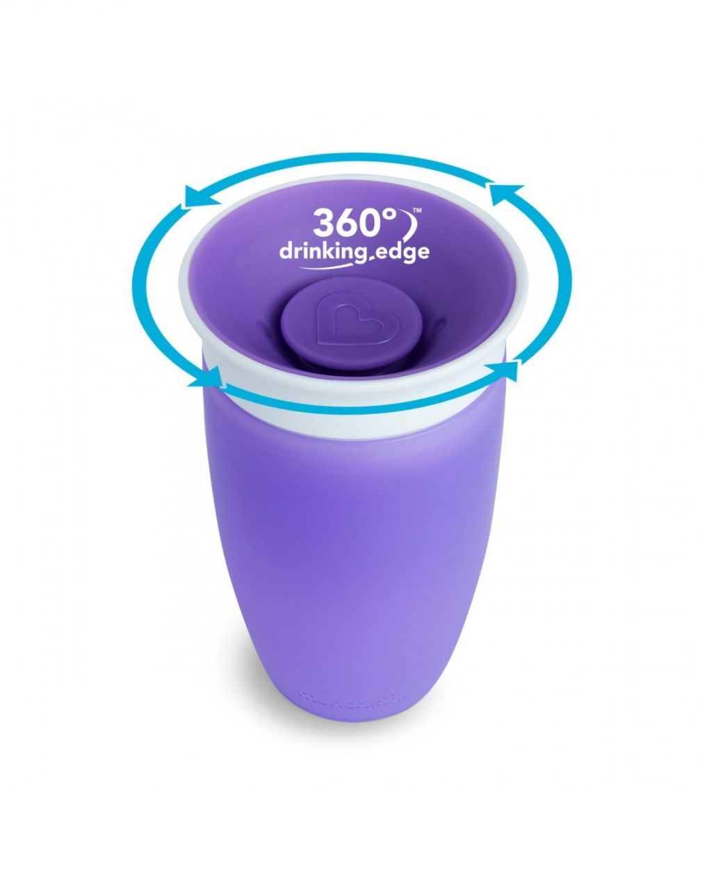Munchkin εκπαιδευτικό ποτηράκι miracle purple 296ml - Munchkin