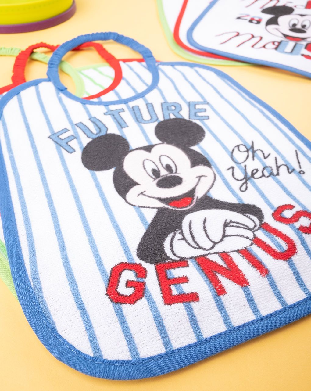 πακέτο x6 τμχ σαλιάρες πετσετέ με το mickey mouse για αγόρι - Prénatal