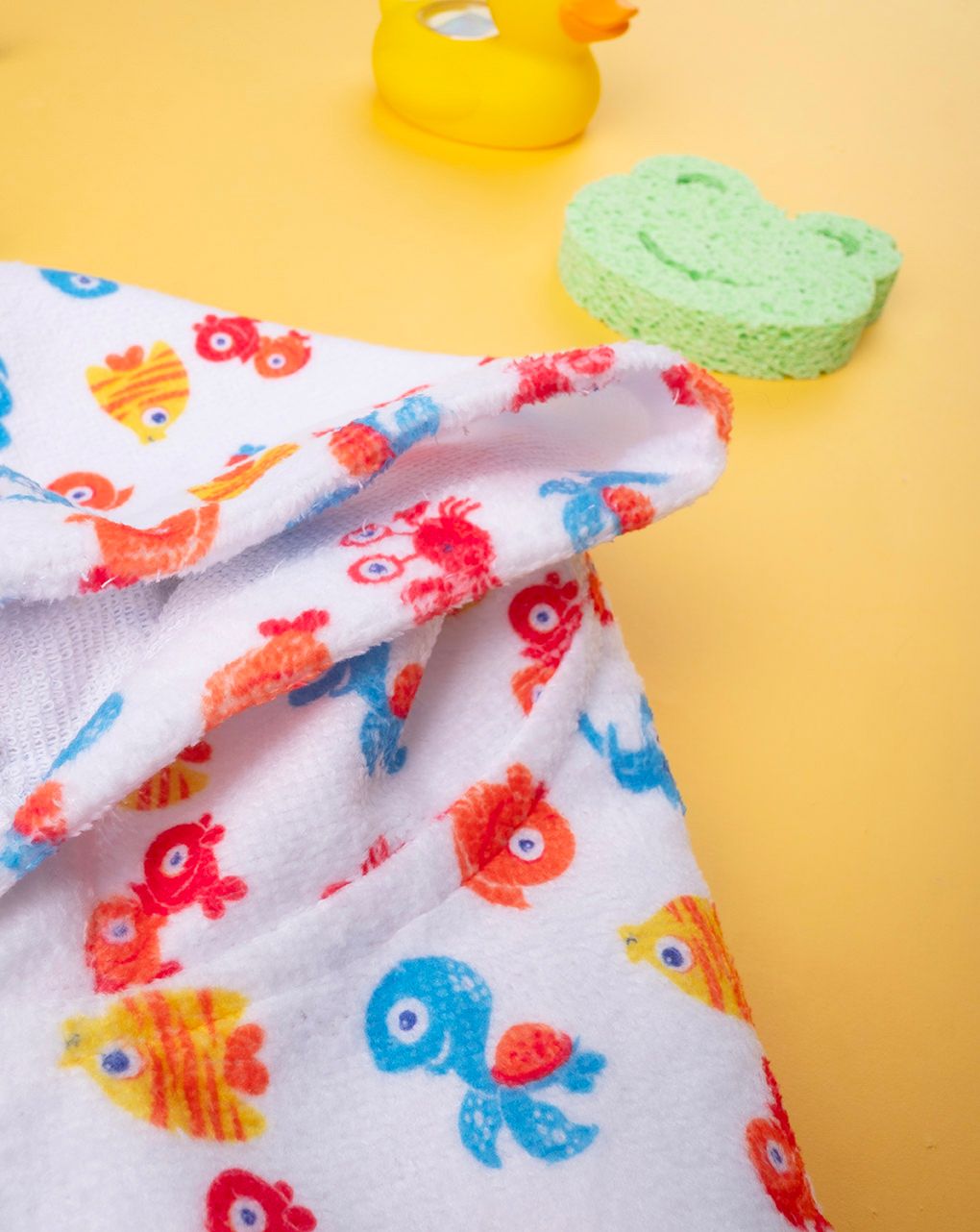 βρεφικό πόντσο θαλάσσης με θαλάσσια ζώα για αγόρι - Prénatal