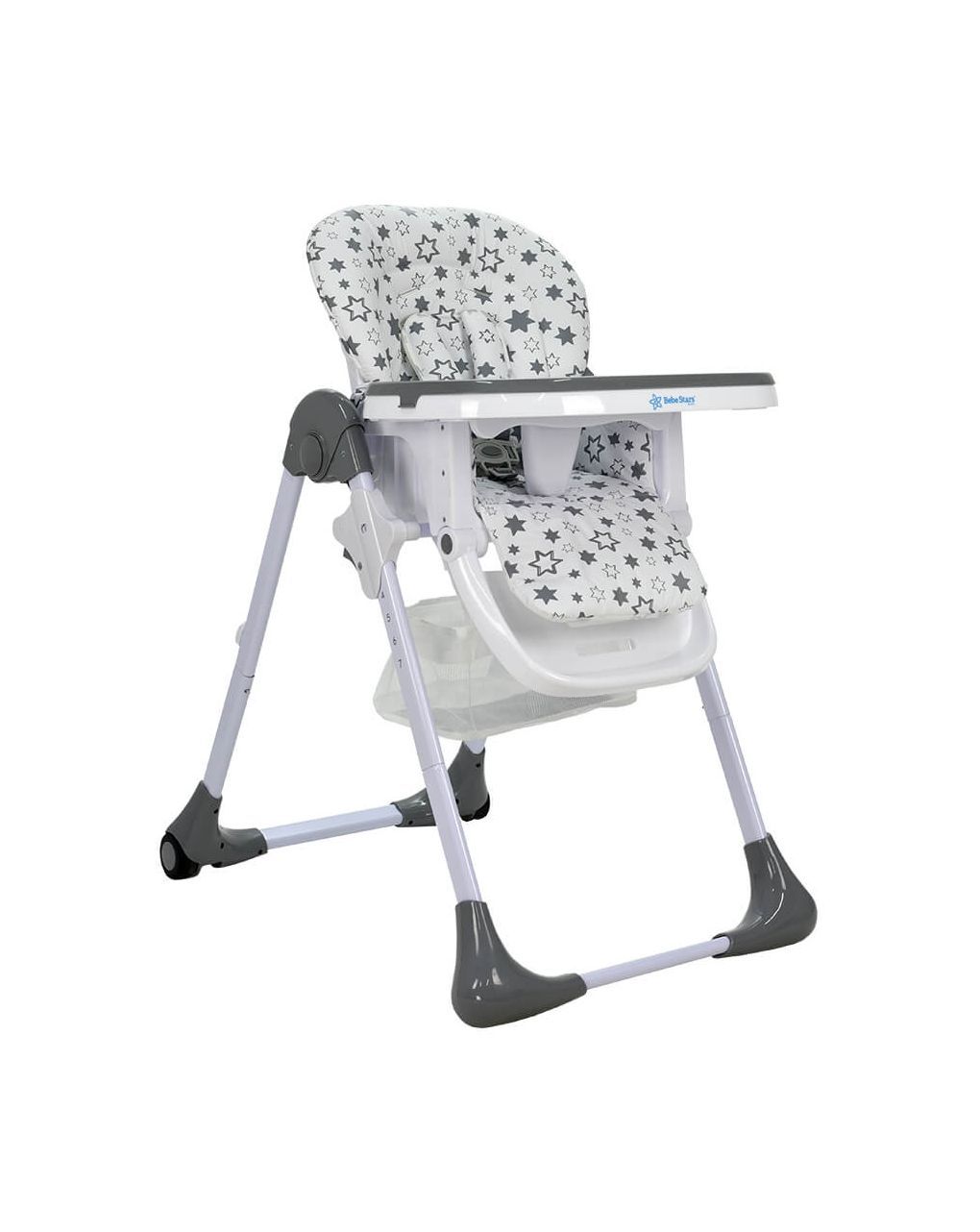 Bebe stars καρέκλα φαγητού happy grey - Bebe Stars
