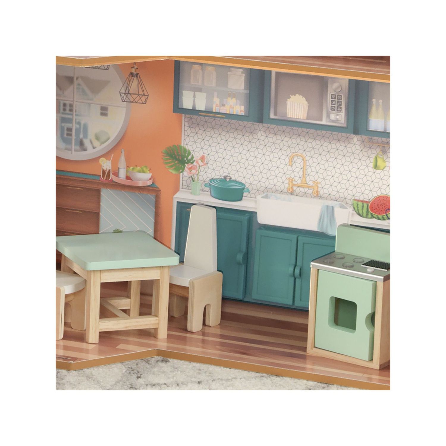 Lolly ξύλινο κουκλόσπιτο dollhouse prg00157 - LOLLY