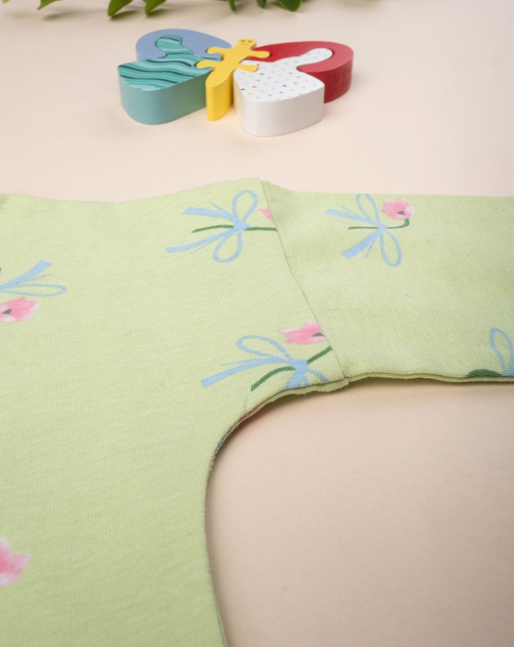 μπλούζα με λουλούδια πράσινη για κορίτσι - Prénatal