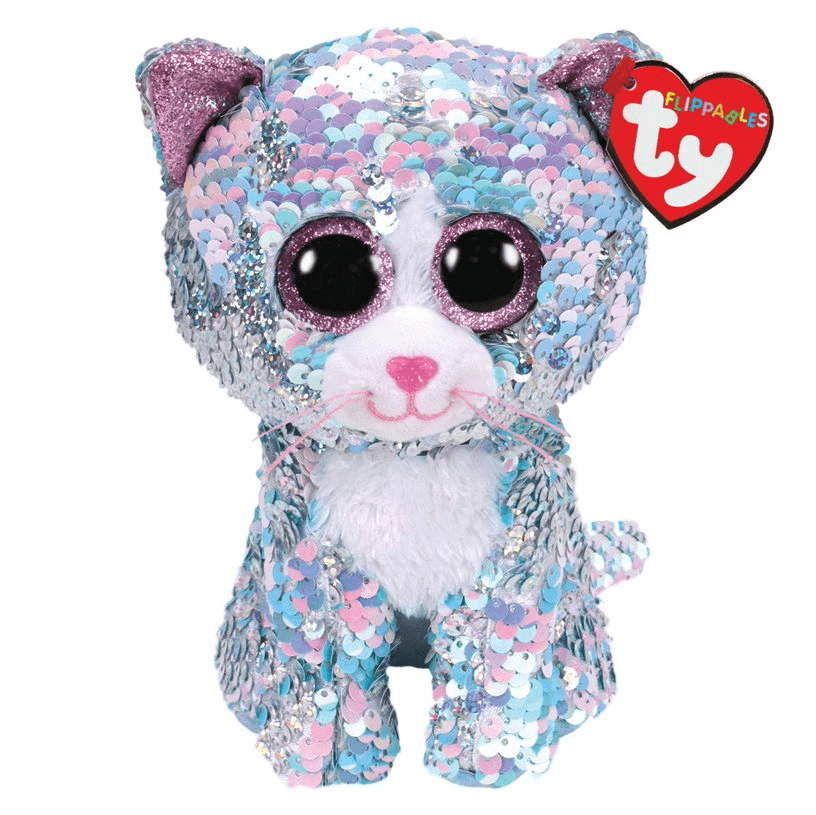 Ty λούτρινο γατάκι μπλε-μωβ 1607-36674 - TY