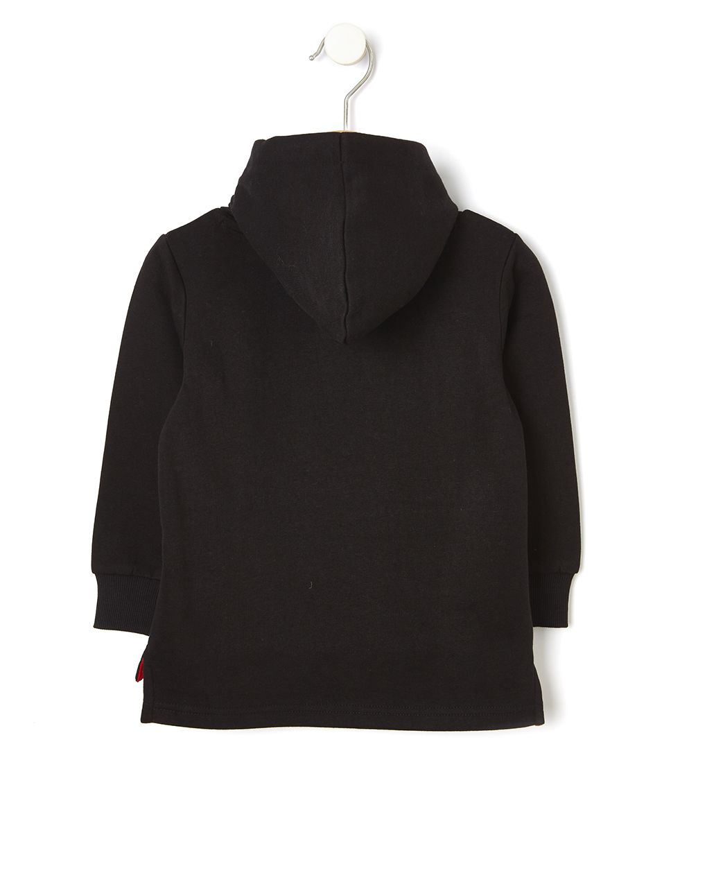 ζακέτα φούτερ με κουκούλα μαύρη για αγόρι - Prénatal