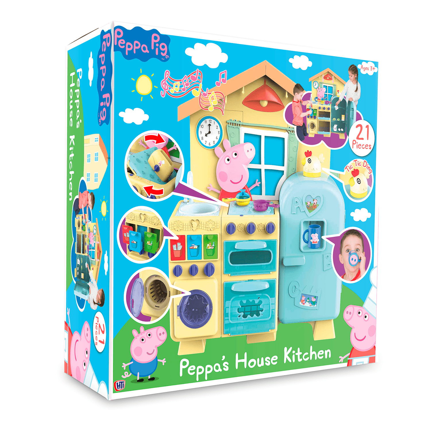 Peppa pig κουζίνα με πολλά αξεσουάρ και ήχους hdg1680948 - Peppa Pig