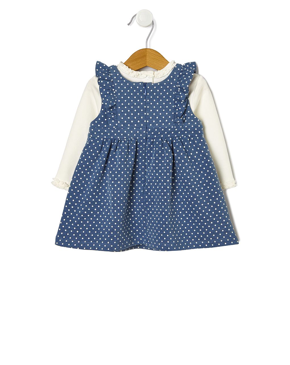 σετ μπλούζα και αμάνικο τζιν φόρεμα για κορίτσι - Prénatal