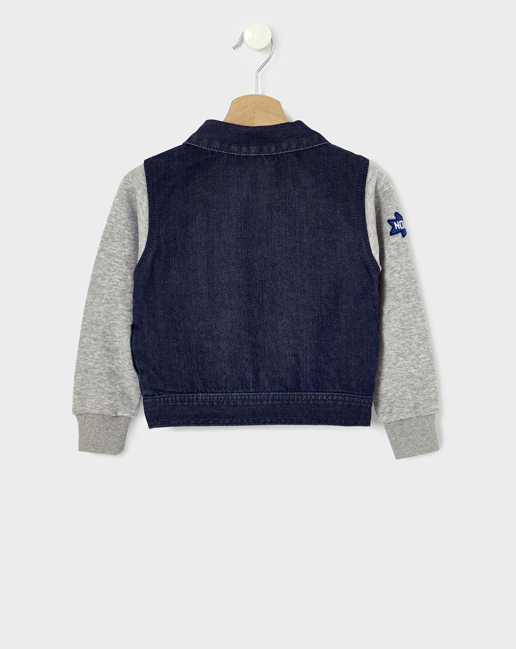 τζάκετ denim με φούτερ μανίκια για αγόρι - Prénatal