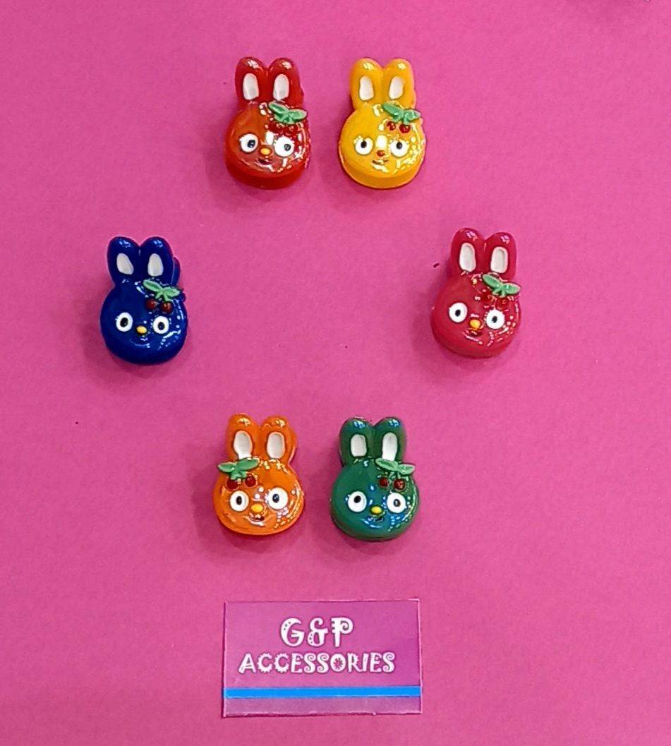 ψείρα λαγός για κορίτσι σετ των 2 - 3 σχέδια - G&P Accessories