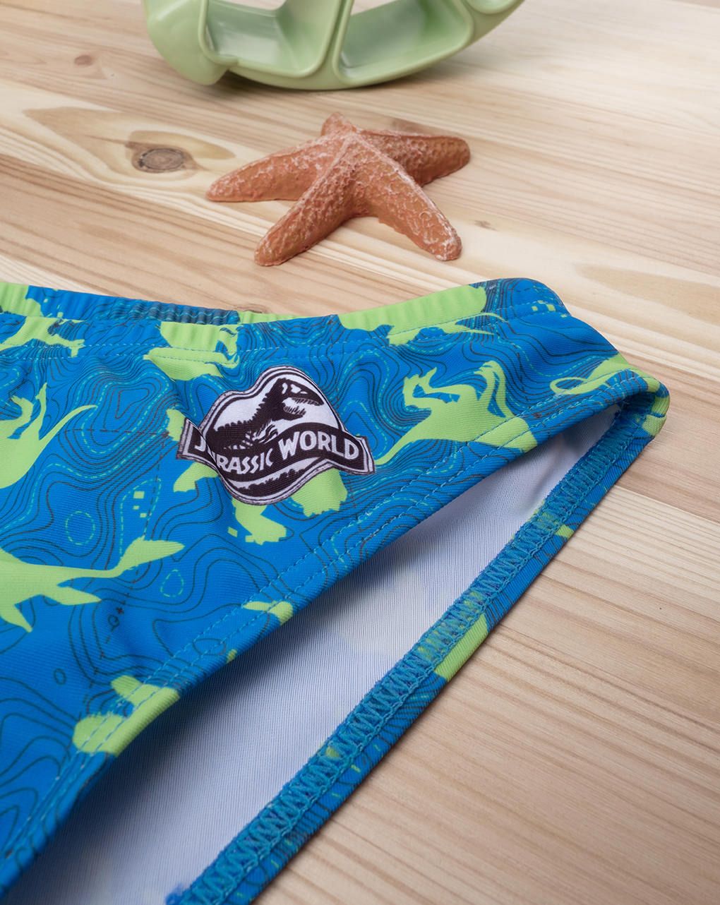 παιδικό μαγιό σλιπ μπλε jurassic world για αγόρι - Prénatal