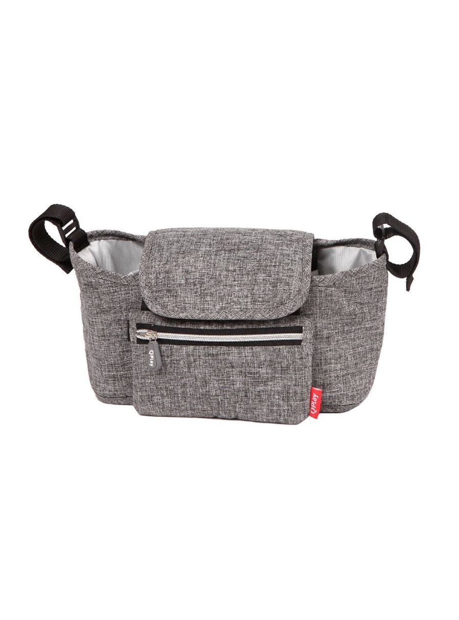 Qplay stroller organiser γκρι - οργανωτής - τσαντάκι τρίκυκλου/καροτσιού 01-2002314-02 - Qplay