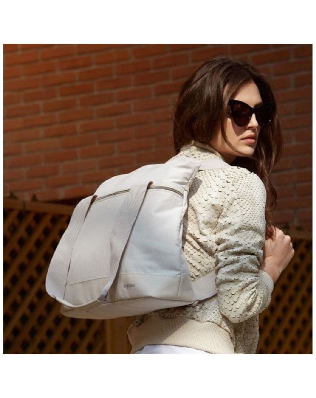 Inglesina τσάντα - αλλαξιέρα πλάτης back bag aptica cashmere beige - Inglesina