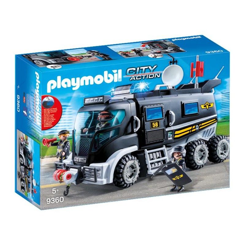 Playmobil city action θωρακισμένο όχημα ομάδας ειδικών αποστολών 9360 - Playmobil, Playmobil City Action