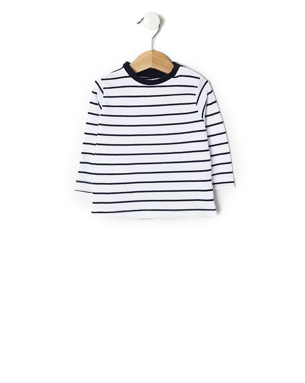 μπλούζα μακρυμάνικη jersey ριγέ για αγόρι - Prénatal