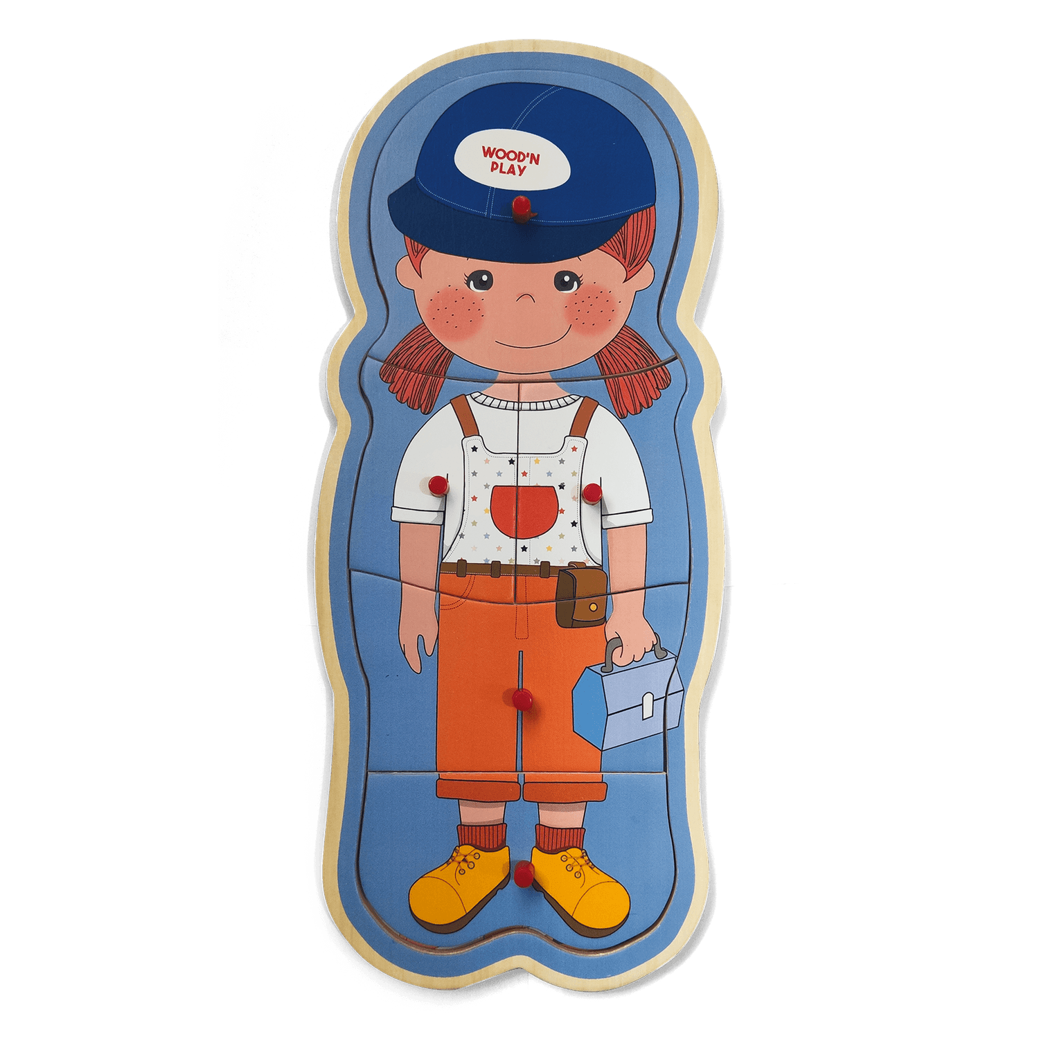 Wood' n play ξύλινο πάζλ με story (2 σχέδια) prg00507