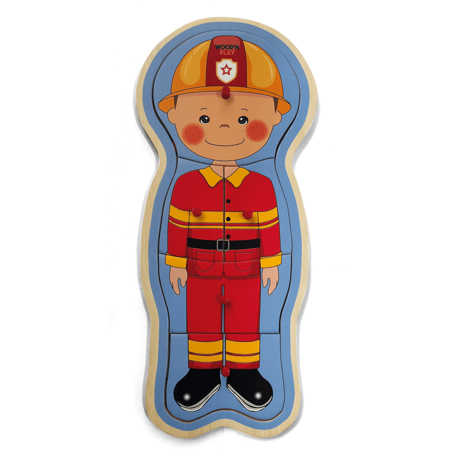 Wood' n play ξύλινο πάζλ με story (2 σχέδια) prg00507 - Wood'N Play