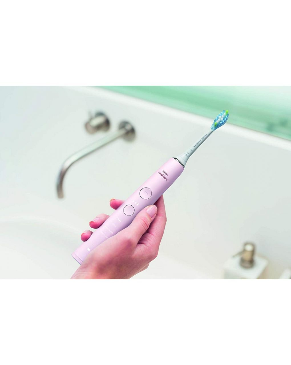 Philips sonicare ηλεκτρική οδοντόβουρτσα 9000 diamond clean hx9911/29 pink - Philips Sonicare