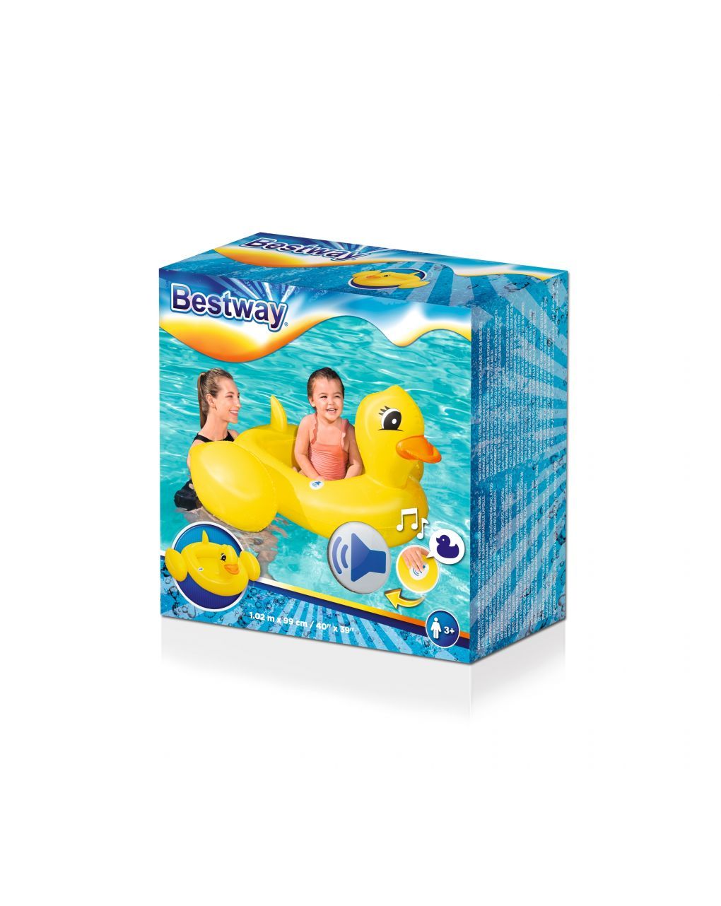 Bestway φουσκωτή βάρκα παπάκι 102x99cm - Bestway