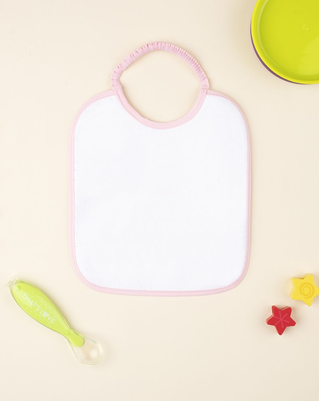 βρεφική σαλιάρα βαμβακερή πετσετέ με μονόκερους για κορίτσι one size - Prénatal