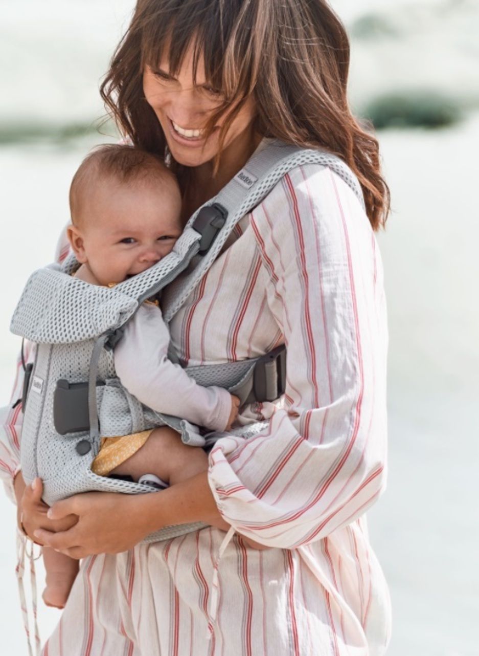Babybjorn μάρσιπος one air 3d mesh, silver - Baby Bjorn