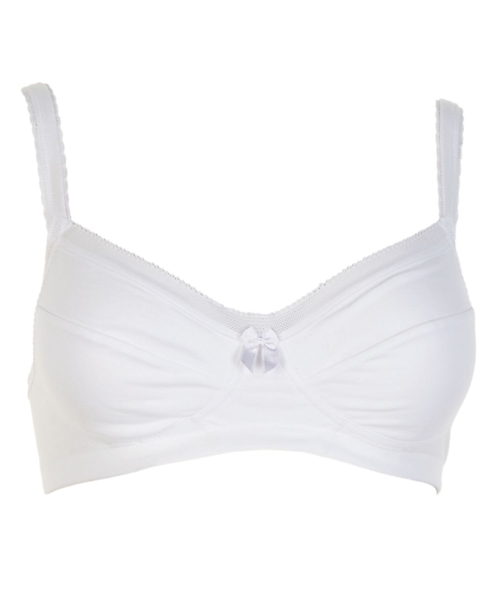 γυναικείο σουτιέν εγκυμοσύνης από μικροφίμπρα σε λευκό