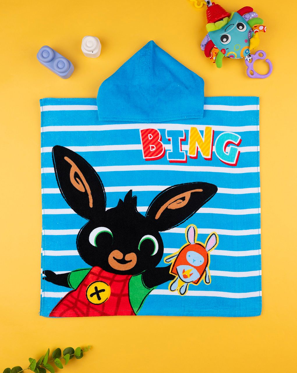 βρεφικό πόντσο θαλάσσης μπλε με τον bing για αγόρι - Prénatal