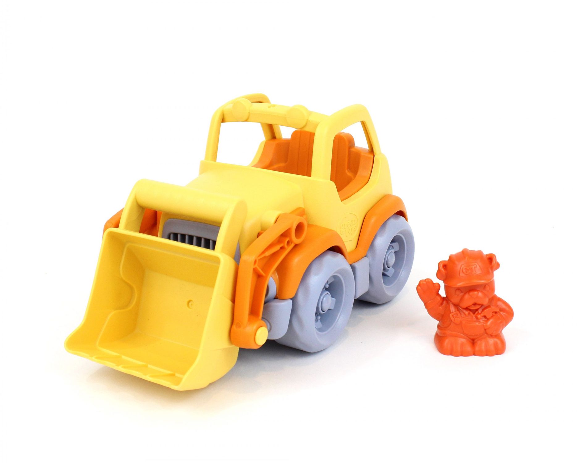 Green toys: εκσκαφέας φορτηγό πορτοκαλί/κίτρινο csco-1106 - Green Toys