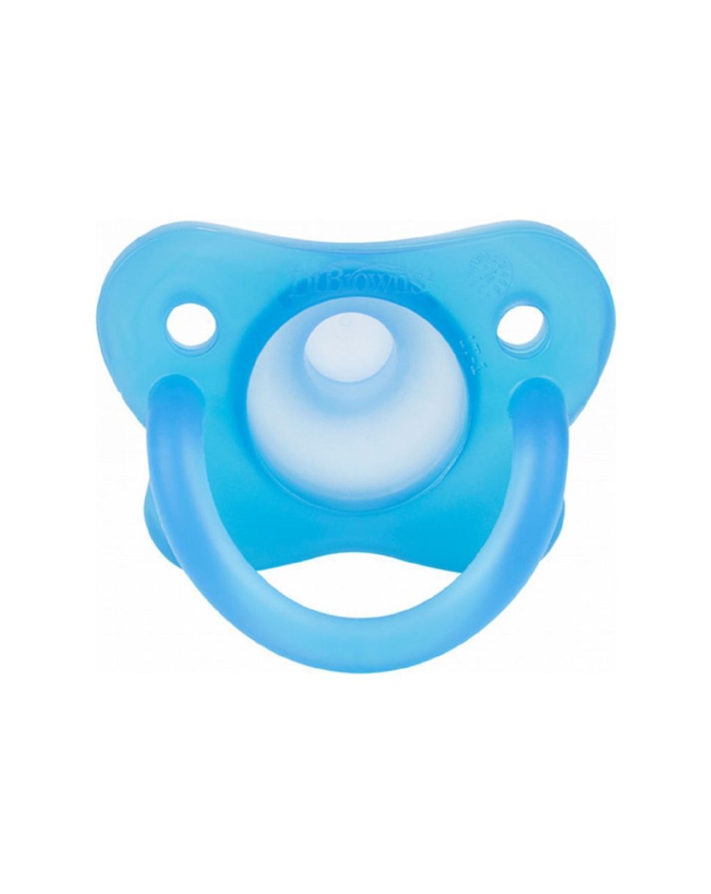 Dr. brown's πιπίλα όλο σιλικόνη 0m+ μπλε - Dr Browns