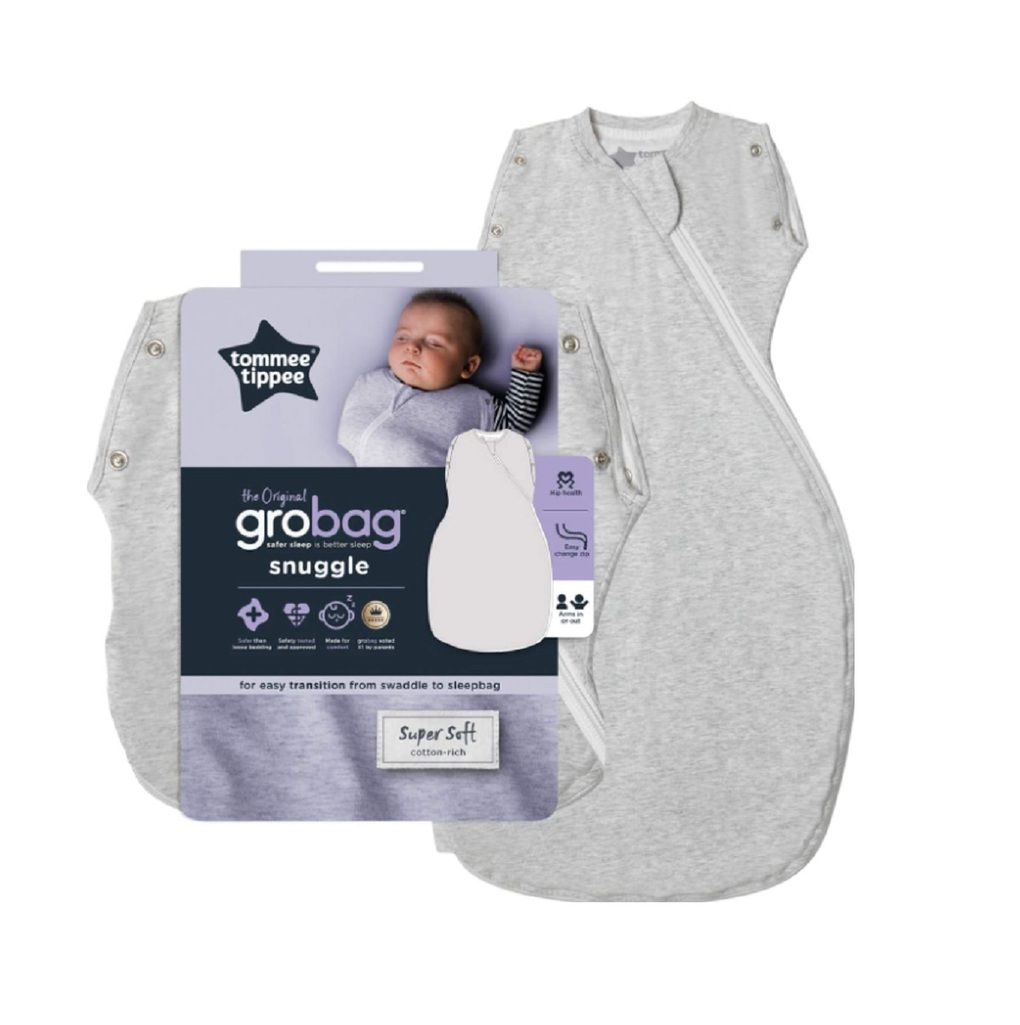 Tommee tippee grobag υπνόσακος χειμωνιάτικος snuggle 2.5 tog  3-9 μηνών grey marl - Prénatal