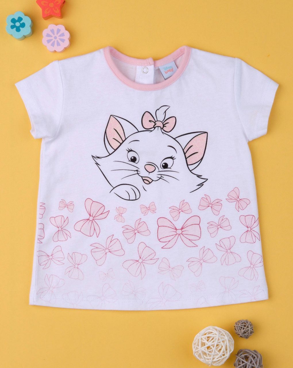 T-shirt λευκό minou για κορίτσι