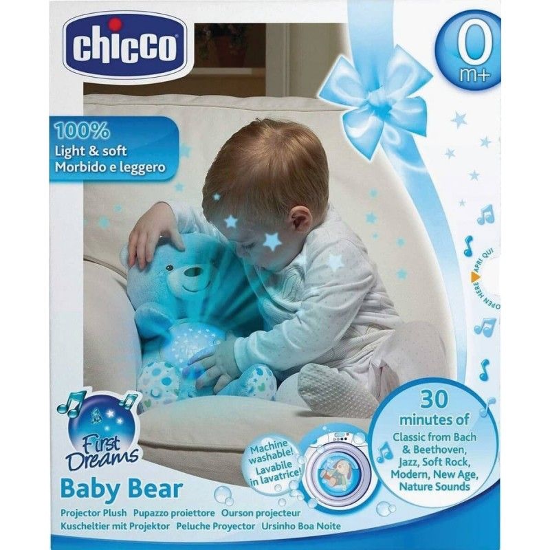 μουσικός προβολέας chicco αρκουδάκι y02-08015-20 σιελ - Chicco