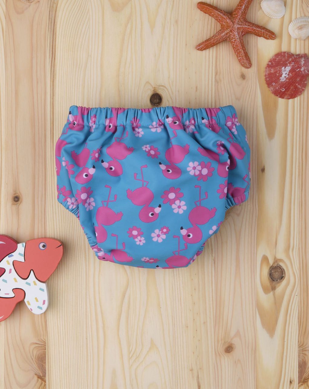 μαγιό πάνα με φλαμίγκο για κορίτσι - Prénatal