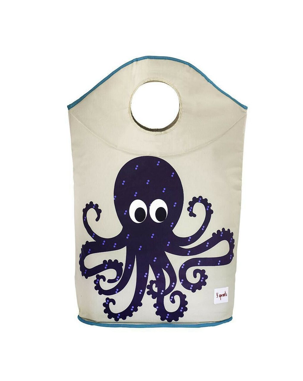 3sprouts τσάντα άπλυτων octopus - 3 sprouts