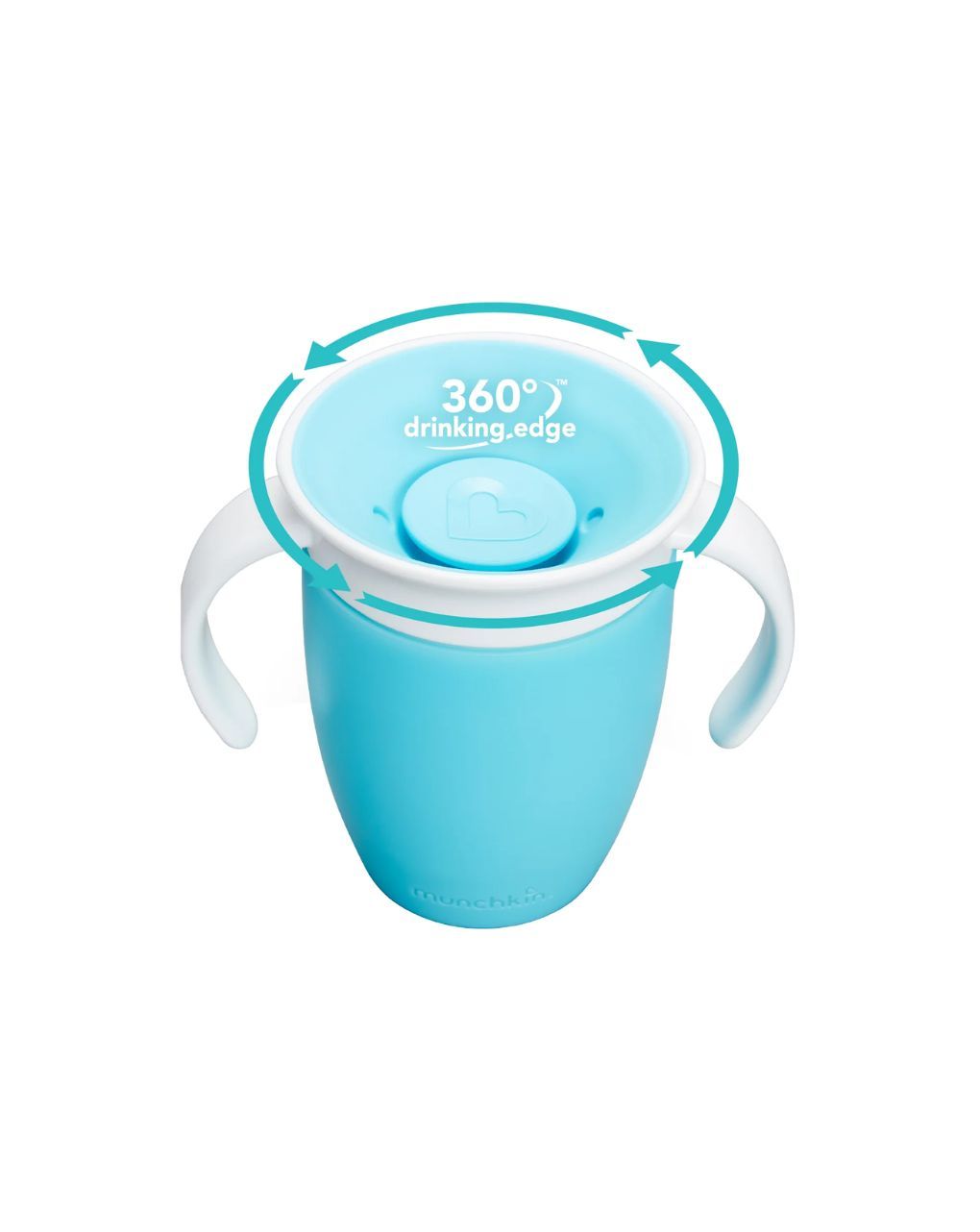 Munchkin εκπαιδευτικό ποτηράκι με λαβές miracle blue 207ml - Munchkin