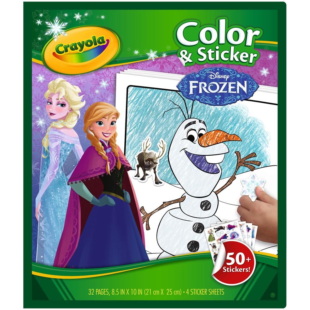 Crayola album zωγραφικης με αυτοκολλητα