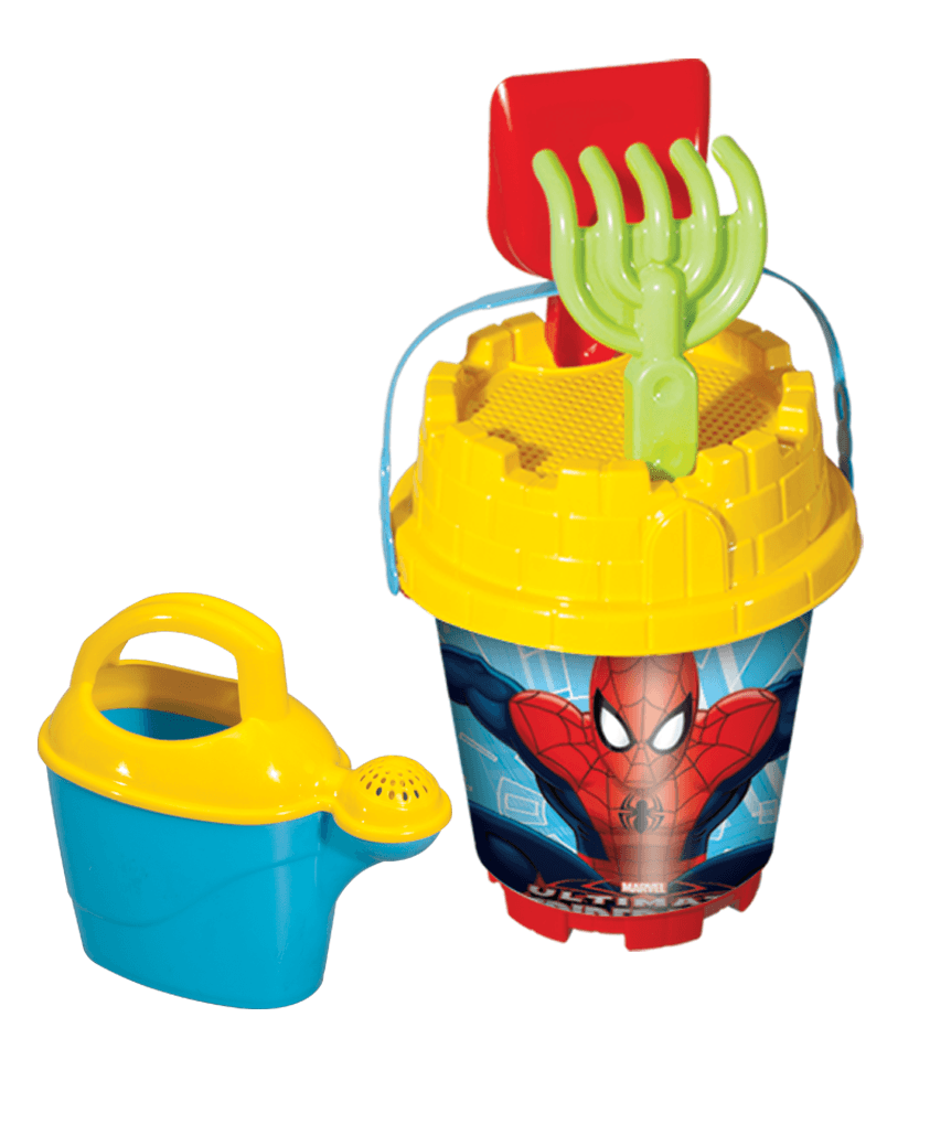 μεγάλο κουβαδάκι με ποτιστήρι και αξεσουάρ spiderman 03167mrv - John Hellas