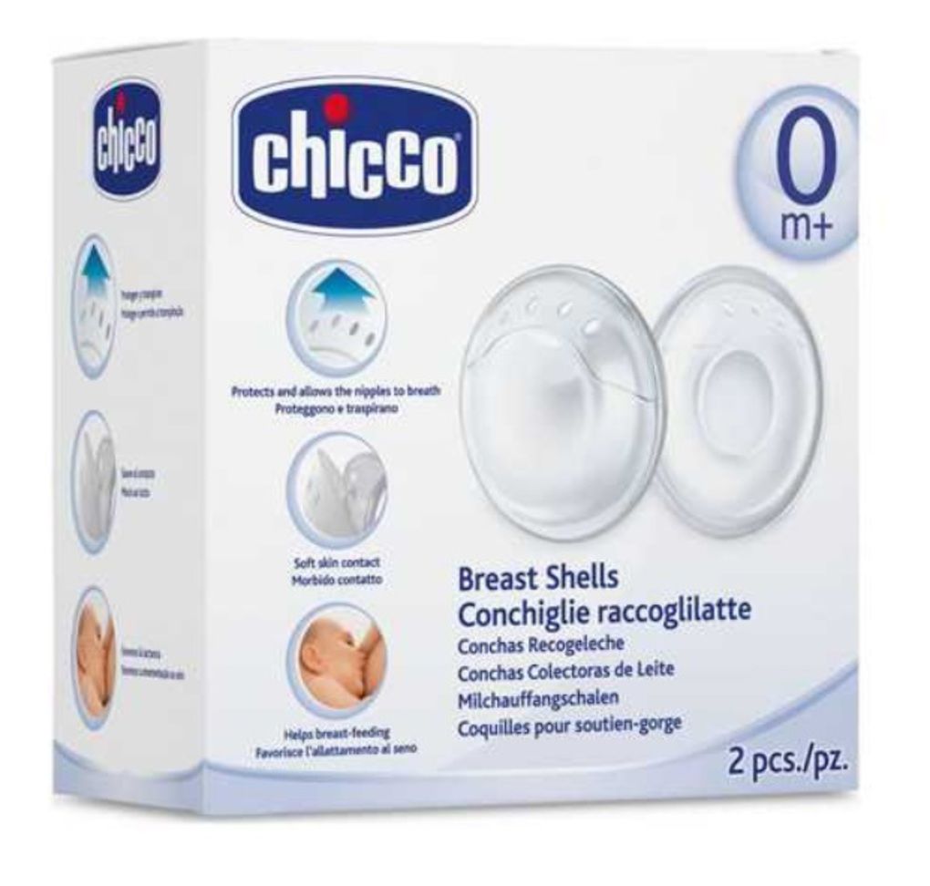 Chicco natural feeling κοχύλια συλλογής μητρικού γάλακτος 2τμχ - Chicco
