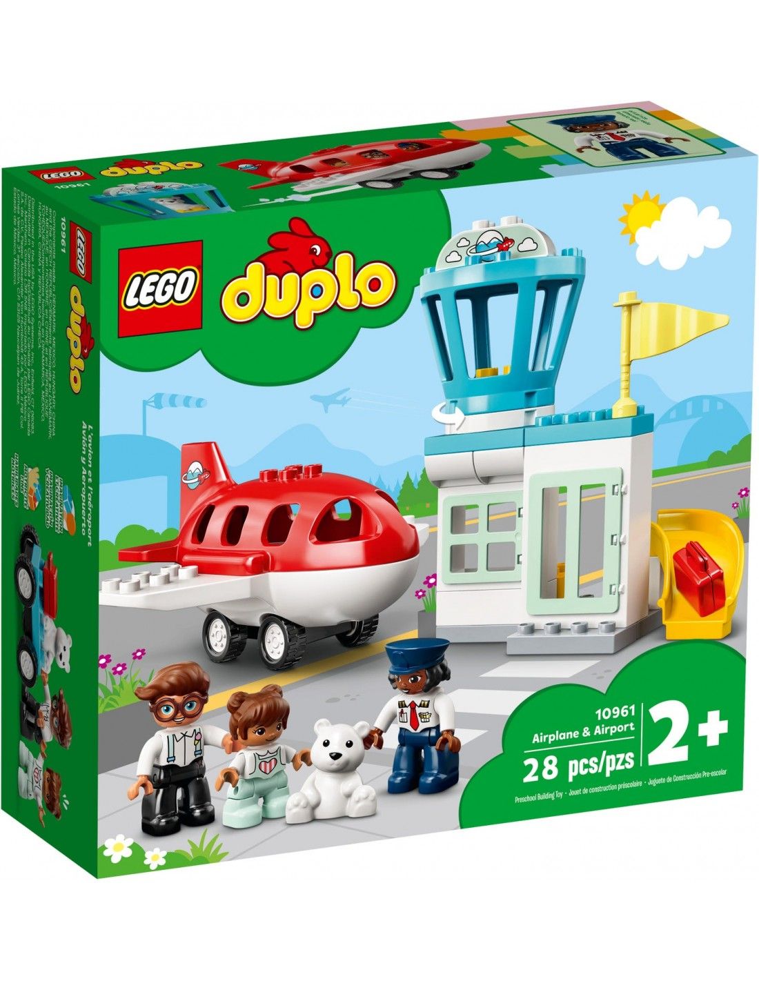 Lego duplo town αεροπλάνο & αεροδρόμιο  10961 - Lego, LEGO Duplo