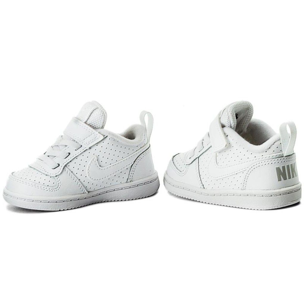 αθλητικά παπούτσια nike court borough low 870029 λευκό για αγόρι - Nike