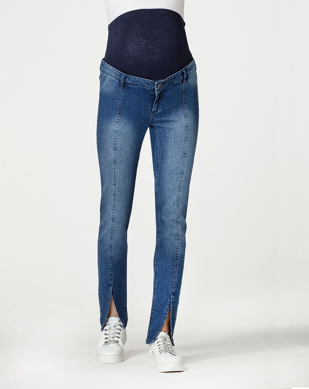 γυναικείο παντελόνι denim με ανοίγματα - Prénatal