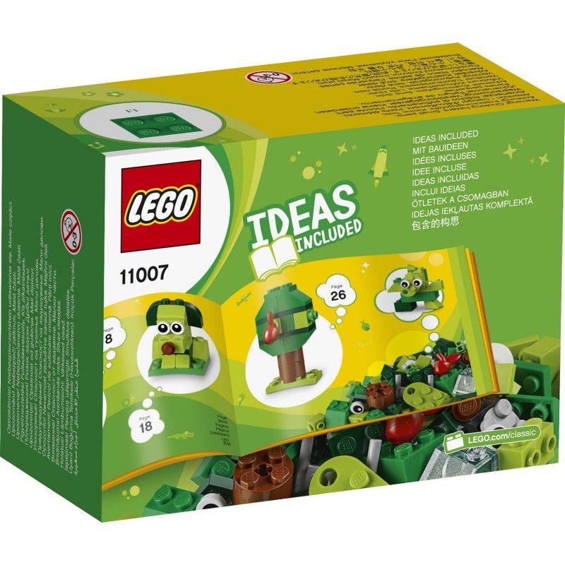 Lego classic δημιουργικά πράσινα τουβλάκια 11007 - LEGO, LEGO Classic