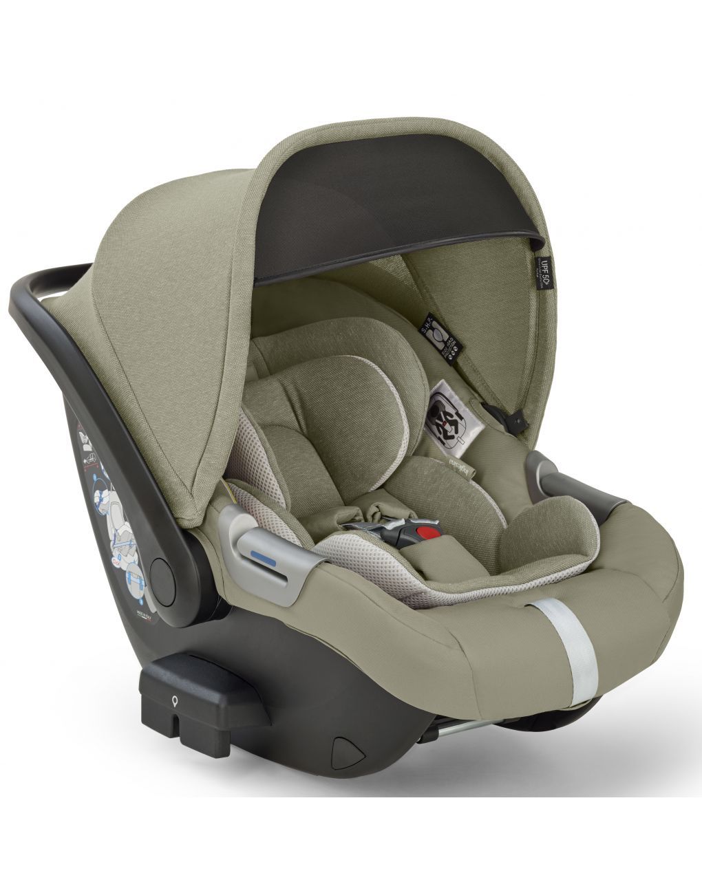 Inglesina σύστημα μεταφοράς electa quattro system with cab car seat - μπεζ - Inglesina
