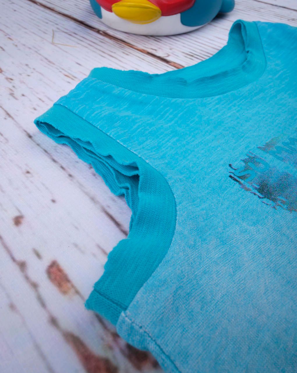 μπλούζα αμάνικη μπλε για αγόρι - Prénatal