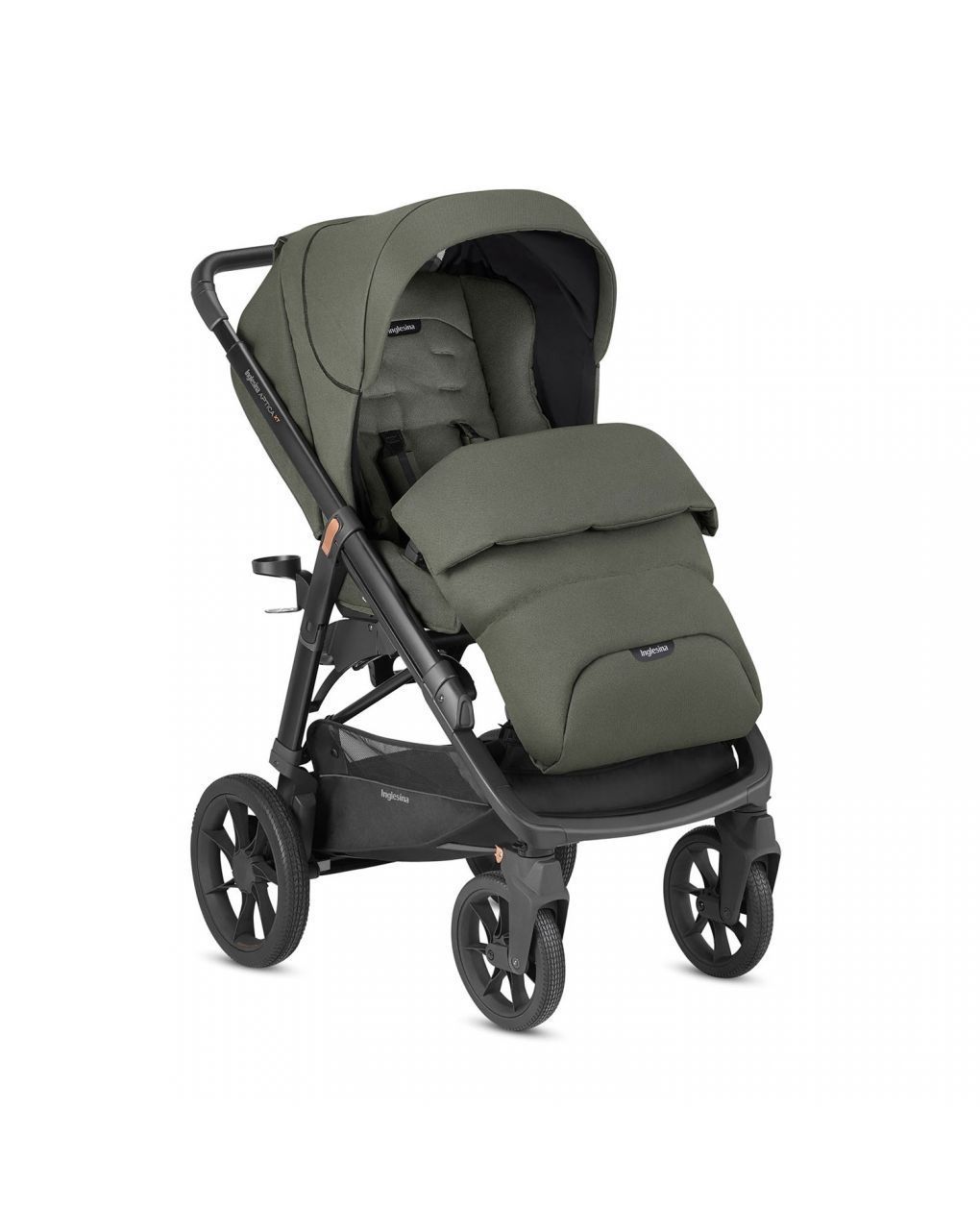 Inglesina σύστημα μετακίνησης aptica xt system quattro με κάθισμα cab sequoia green - Inglesina