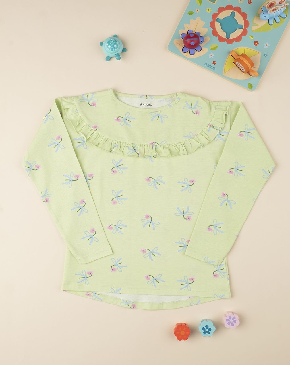 παιδική μπλούζα με λουλούδια για κορίτσι - Prénatal