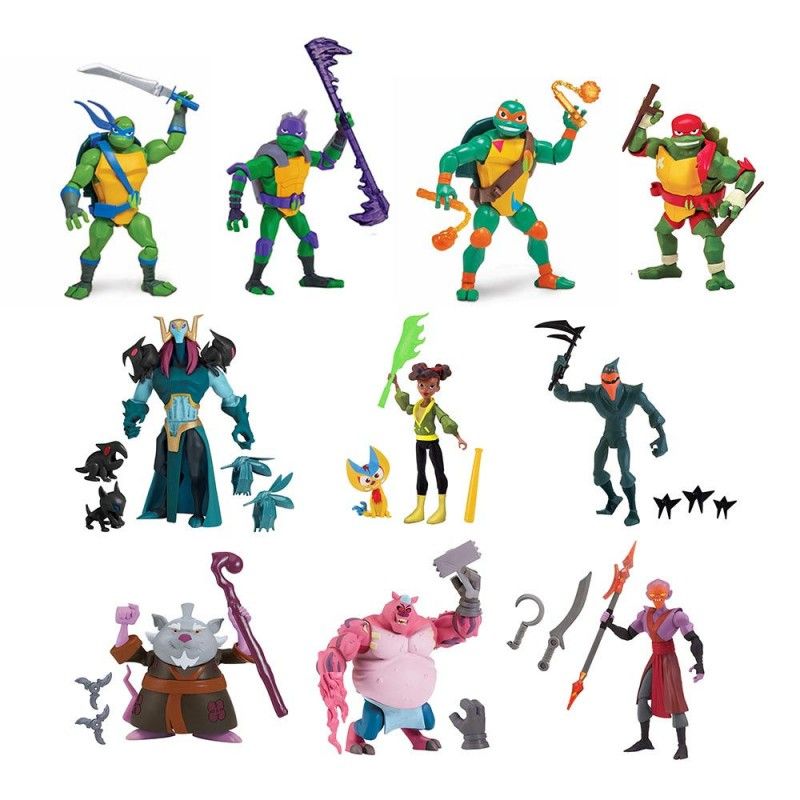 Rise of the τμντ βασική φιγούρα μάχης 10 σχέδια tuab0a11 - Teenage Mutant Ninja Turtles